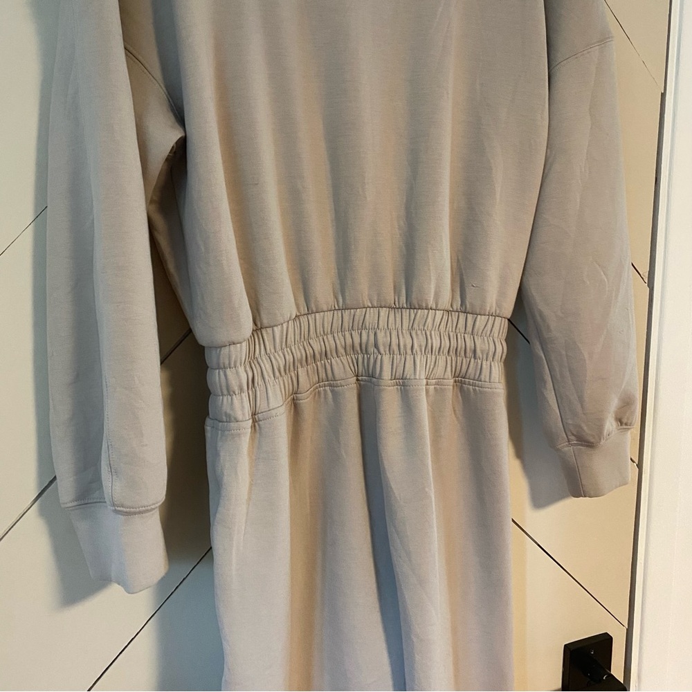 Abercrombie & Fitch Women's Tan Jumpsuit Jogger YPB neoKNIT Max Size XS - Picture 6 of 10